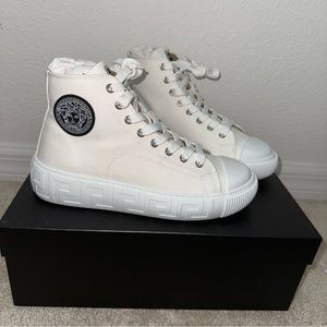 Versace Hightop Canvas Sneaker